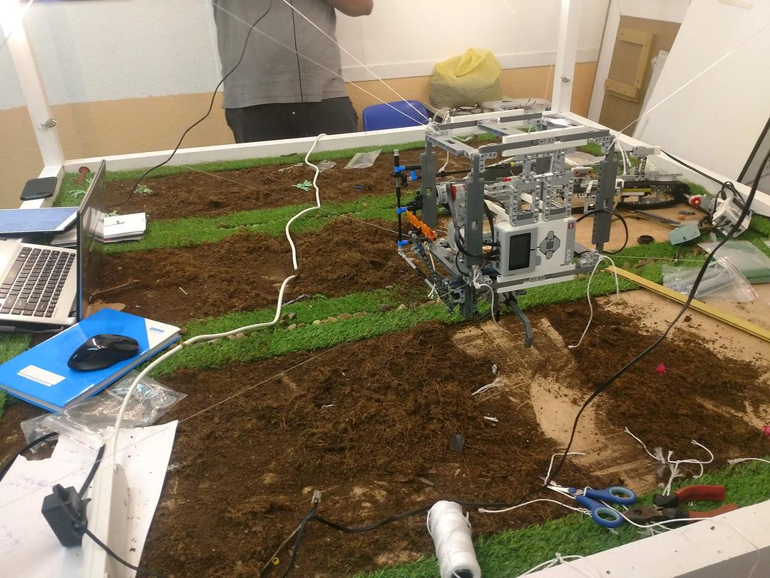 Cable Lifted Automated Robot for Agriculture